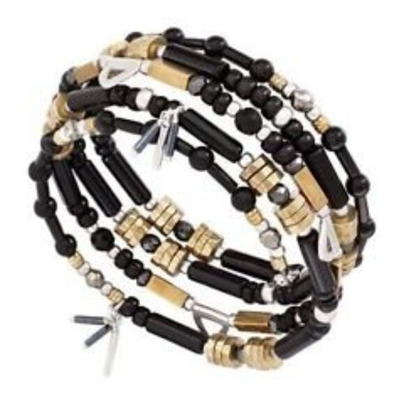 B3329 Retired Silpada Nightfall Wrap Bracelet - Picture 2 of 2